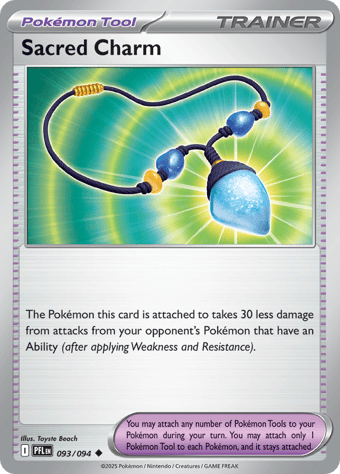 Sacred Charm Phantasmal Flames Pokemon Card