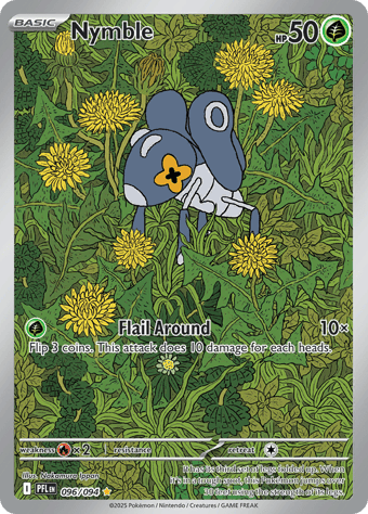 Nymble Phantasmal Flames Pokemon Card