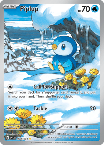 Piplup Phantasmal Flames Pokemon Card
