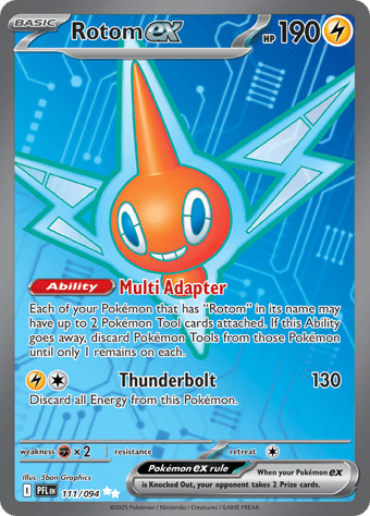 Rotom EX Phantasmal Flames Pokemon Card