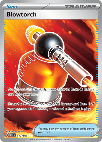 Blowtorch Phantasmal Flames Pokemon Card