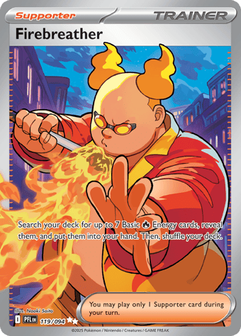 Firebreather Phantasmal Flames Pokemon Card