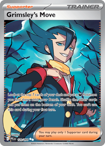 Grimsley's Move Phantasmal Flames Pokemon Card