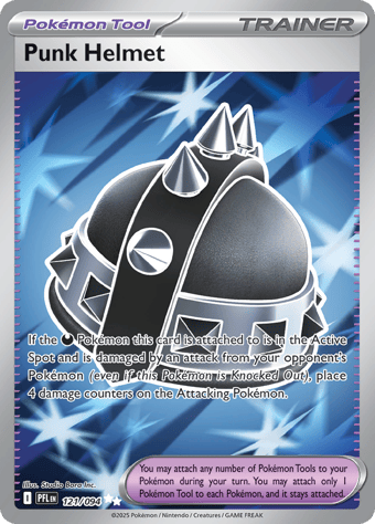 Punk Helmet Phantasmal Flames Pokemon Card