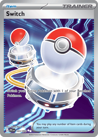 Switch Phantasmal Flames Pokemon Card