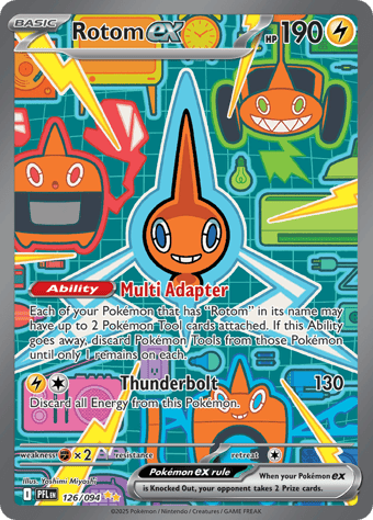 Rotom EX Phantasmal Flames Pokemon Card
