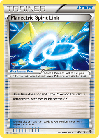 Manectric Spirit Link Phantom Forces Pokemon Card