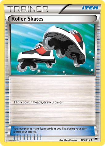 Roller Skates Phantom Forces Pokemon Card