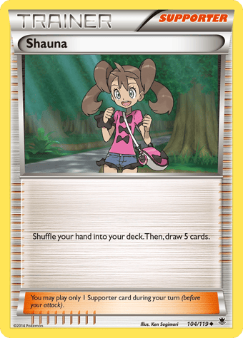 Shauna Phantom Forces Pokemon Card