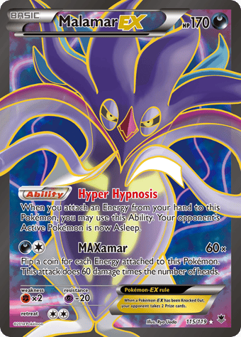 Malamar-EX Phantom Forces Pokemon Card