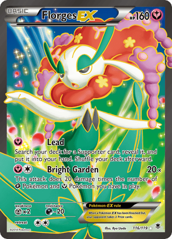 Florges-EX Phantom Forces Pokemon Card