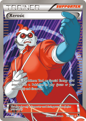 Xerosic Phantom Forces Pokemon Card