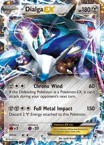 Dialga-EX Phantom Forces Pokemon Card