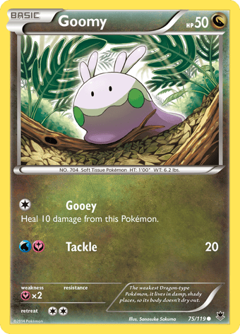 Goomy Phantom Forces Pokemon Card
