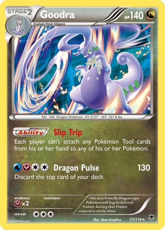 Goodra Phantom Forces Pokemon Card