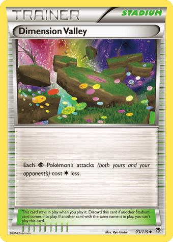 Dimension Valley Phantom Forces Pokemon Card