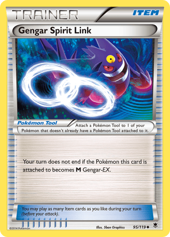 Gengar Spirit Link Phantom Forces Pokemon Card