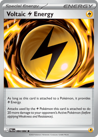 Voltaic Lightning Energy Pitch Black Pokemon Card