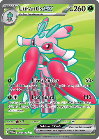 Lurantis EX Pitch Black Pokemon Card