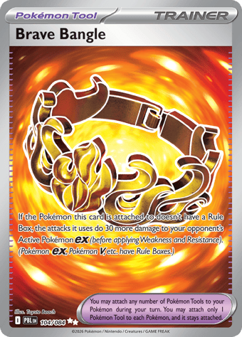 Brave Bangle Pitch Black Pokemon Card