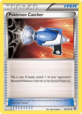 Pokemon Catcher Plasma Blast Pokemon Card