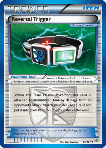 Reversal Trigger Plasma Blast Pokemon Card