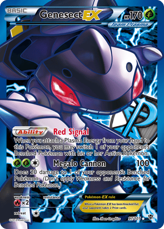 Genesect-EX Plasma Blast Pokemon Card