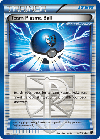 Team Plasma Ball Plasma Freeze Pokemon Card