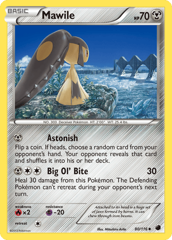 Mawile Plasma Freeze Pokemon Card