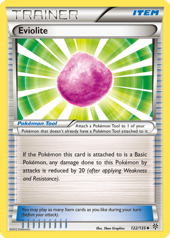Eviolite Plasma Storm Pokemon Card