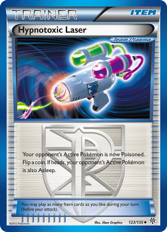 Hypnotoxic Laser Plasma Storm Pokemon Card