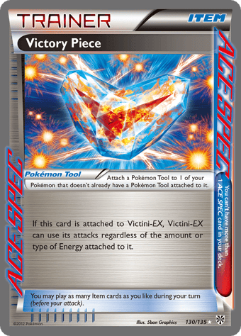 Victory Piece Plasma Storm Pokemon Card