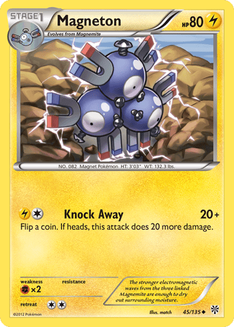Magneton Plasma Storm Pokemon Card