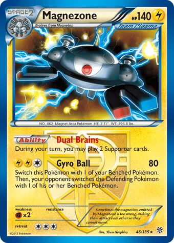 Magnezone Plasma Storm Pokemon Card