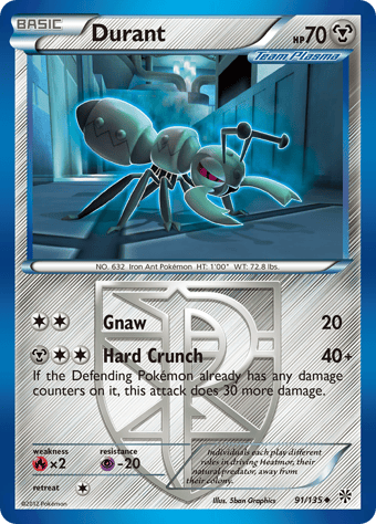 Durant Plasma Storm Pokemon Card