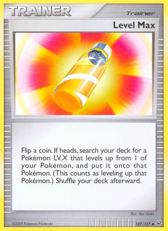 Level Max Platinum Pokemon Card