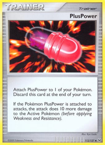 PlusPower Platinum Pokemon Card