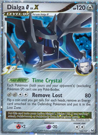 Dialga G Platinum Pokemon Card