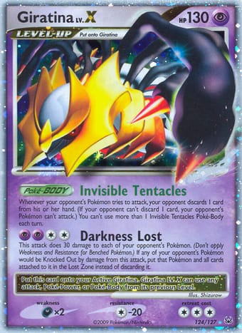 Giratina Platinum Pokemon Card