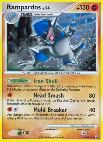 Rampardos Platinum Pokemon Card