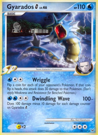 Gyarados G Platinum Pokemon Card