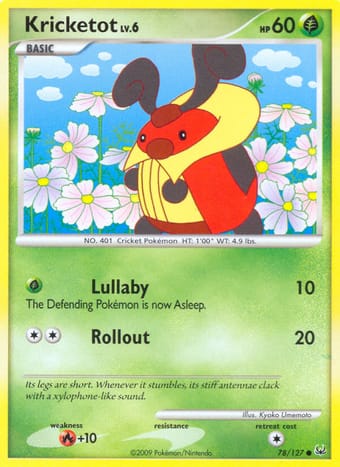 Kricketot Platinum Pokemon Card