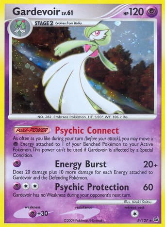 Gardevoir Platinum Pokemon Card