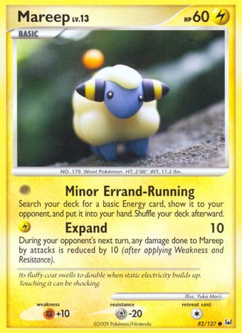 Mareep Platinum Pokemon Card