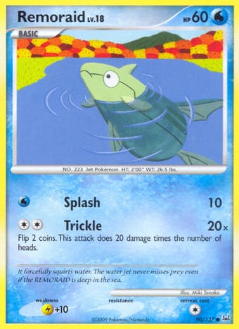 Remoraid Platinum Pokemon Card