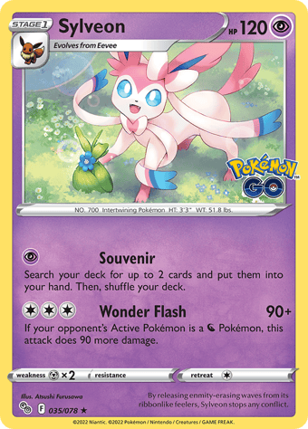 Sylveon Pokemon Go Pokemon Card