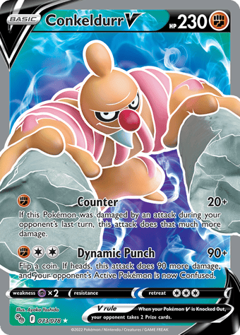 Conkeldurr V Pokemon Go Pokemon Card