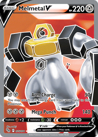 Melmetal V Pokemon Go Pokemon Card
