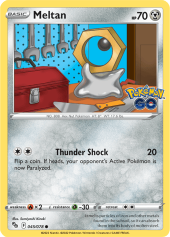 Meltan Pokemon Go Pokemon Card