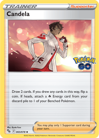 Candela Pokemon Go Pokemon Card